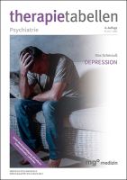 Titelcover therapietabellen Depression 6.Auflage, Fachgebiet Psychiatrie